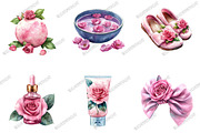 Pink Roses Pamper Time Clipart, an Illustration by designcity5 (Thumbnail 3 of 5)