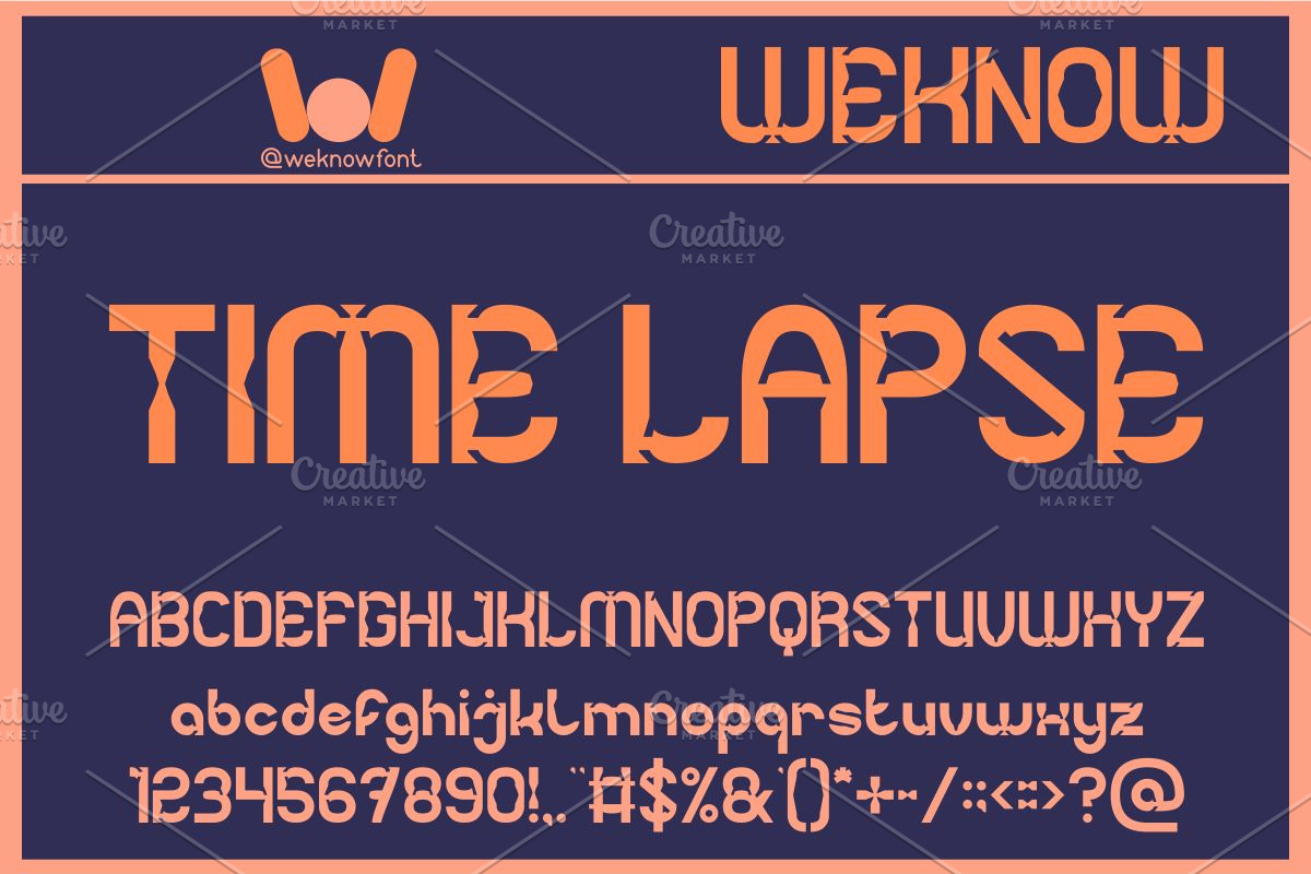 Imaginary font, a Font by weknow (Photo 3 of 8)