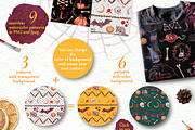 Watercolor set Happy Halloween, an Illustration by AnnieDove (Thumbnail 3 of 8)
