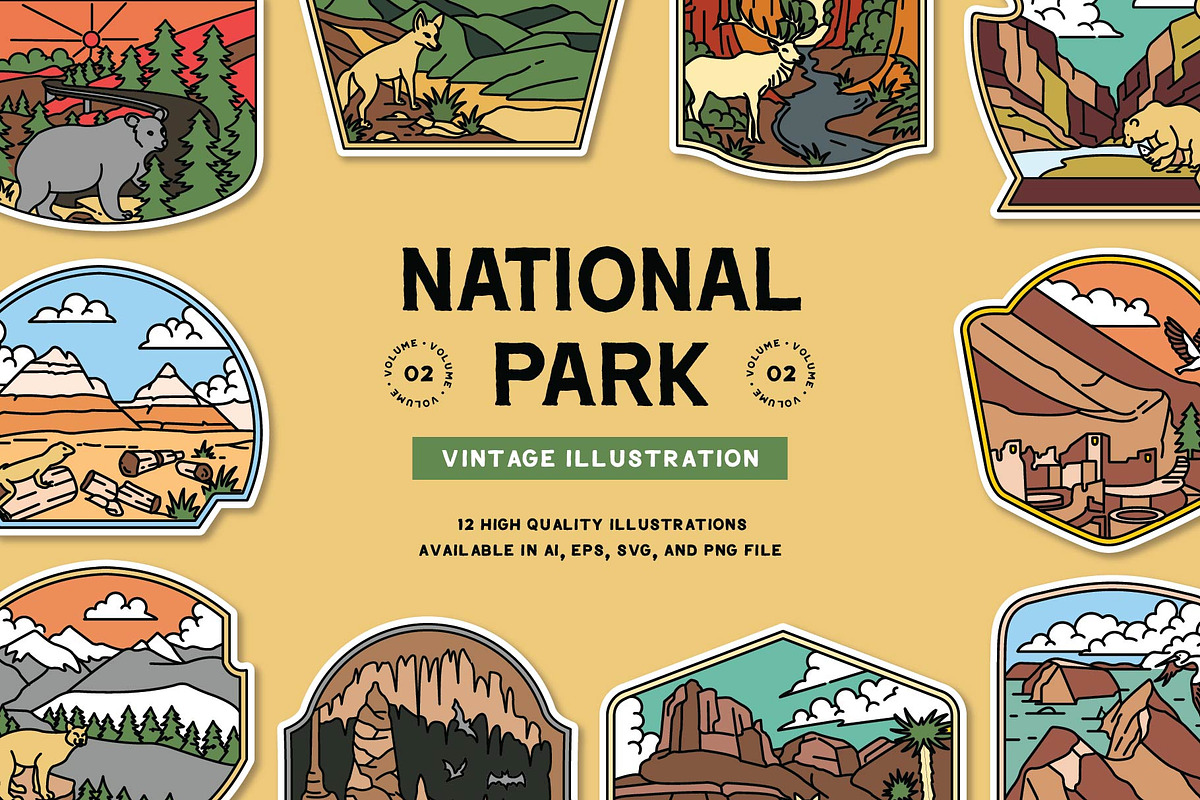 National Park Vol. 02, an Illustration by Skilline Supply Co. (Photo 1 of 11)