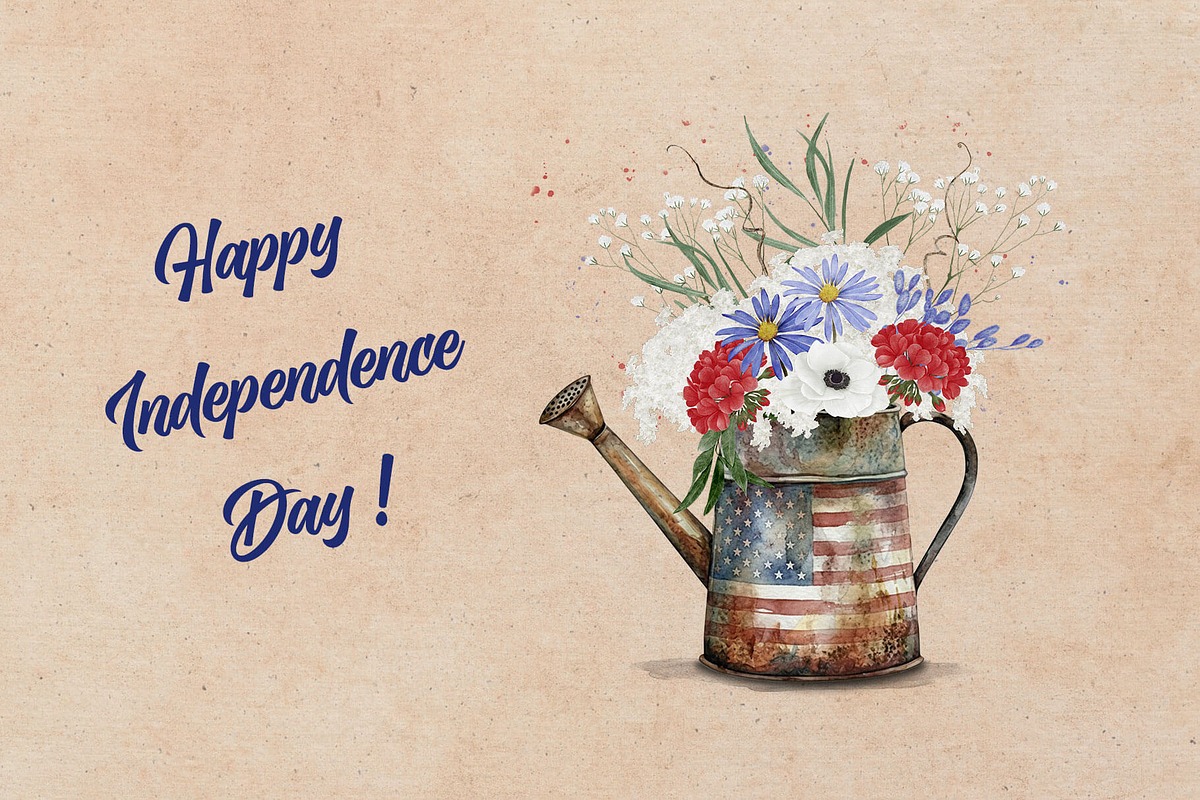 Patriotic Clipart Bundle, a Seasonal Illustration by Maggie Stilwell Design (Photo 16 of 16)