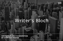 Writer's Bloch Handwriting | Font