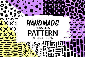 28 Handmade Seamless Patterns