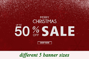 Christmas banners