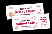 Modern Back to School Fair Ticket, a Stationery Template by Neermana (Thumbnail 2 of 4)