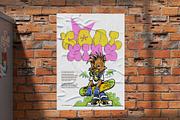 MOMO TOMO - Graffiti Pop Bubble Font, a Sans Serif Font by Casloop Studio (Thumbnail 9 of 9)