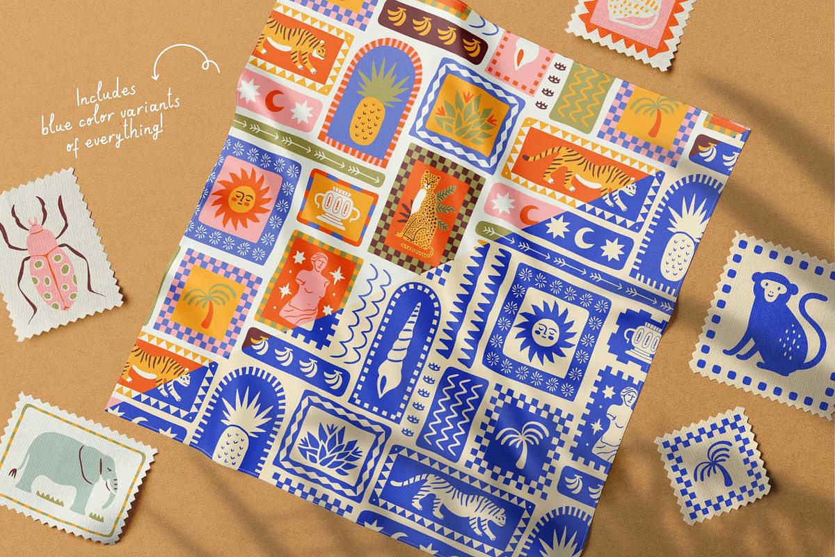 Tropical Treasure: Patterns & more, a Pattern Graphic by Dedraw Studio (Photo 8 of 21)