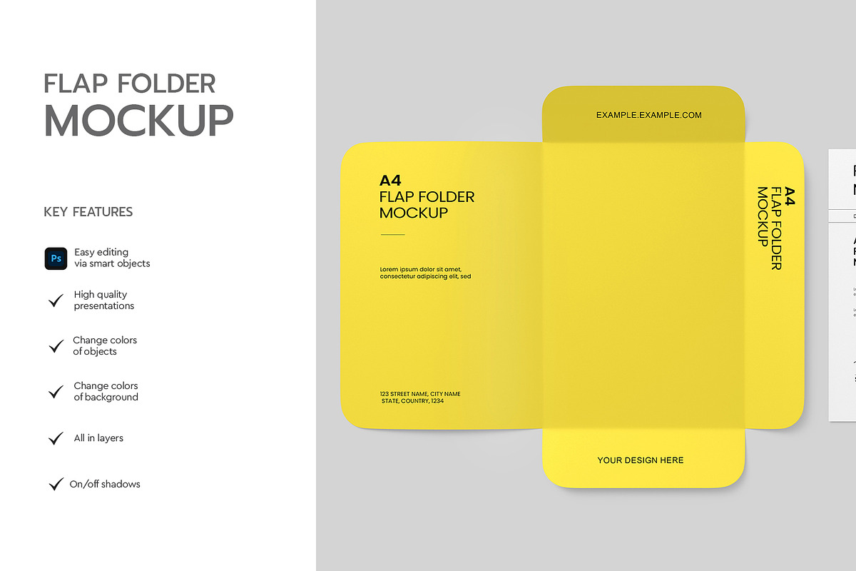 Presentation File Folder Mockup, an Advertising Mockup by graphypix (Photo 2 of 4)