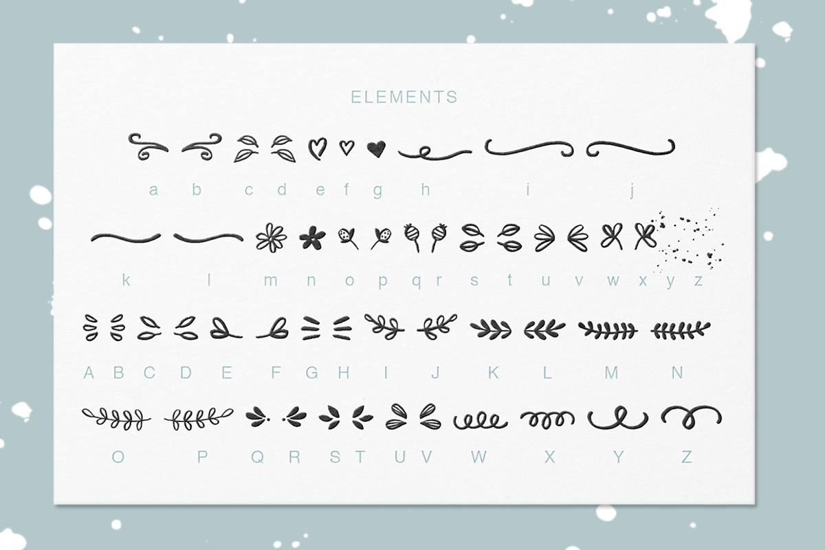 Hola Bisou font handlettered ink, a Font by By Lef (Photo 9 of 15)