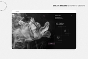 Smoke & Bloom Monochrome Elegance, a Nature Photo by Lumeno (Thumbnail 4 of 4)