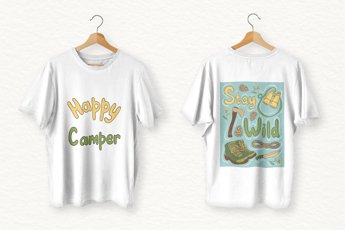 Camping & Hiking Poster Collection, a Seasonal Illustration by Mari_Caliart (Photo 12 of 12)