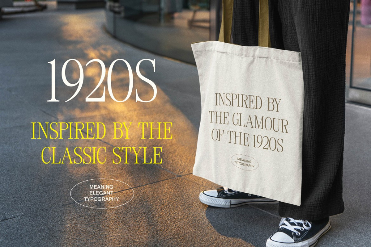 Meaning Elegant - Classic Serif Font, a Serif Font by Lettersiro (Photo 5 of 8)