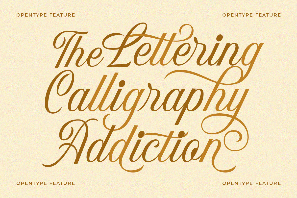 Maynada Wedding Script, a Script Font by Letterhend Studio (Photo 2 of 9)