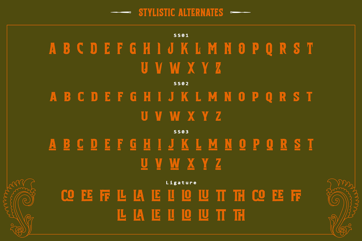 Baraksawa - Bold Condensed Vintage, a Font by Mantra Naga (Photo 3 of 10)