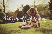 Brooklyn script font, a Script Font by fluffyartstudio (Thumbnail 5 of 6)
