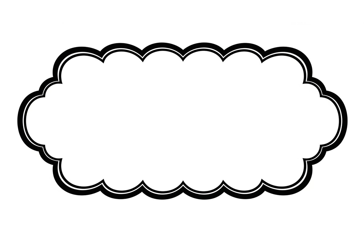 Wavy Scalloped Label Frame Bundle, an Illustration by musafir_fashion (Photo 15 of 51)