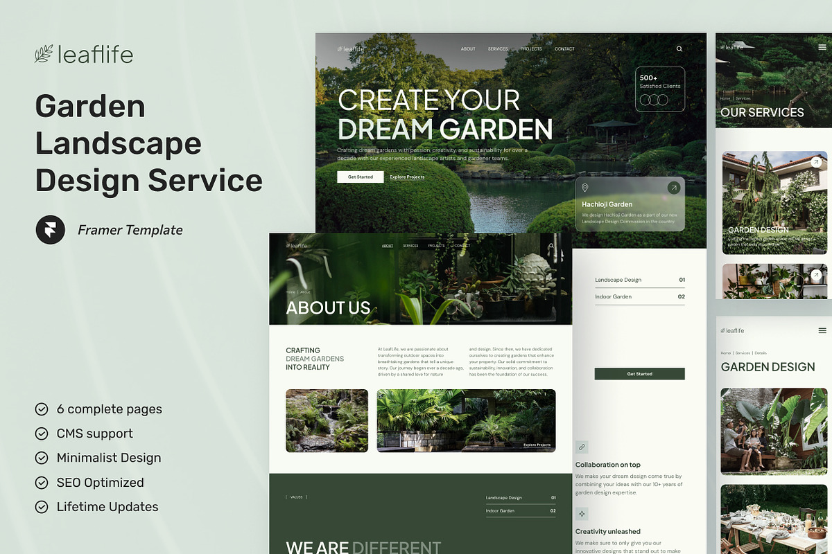 LeafLife - Garden Landscape Framer, a Websites & App Template by peterdraw (Photo 1 of 5)