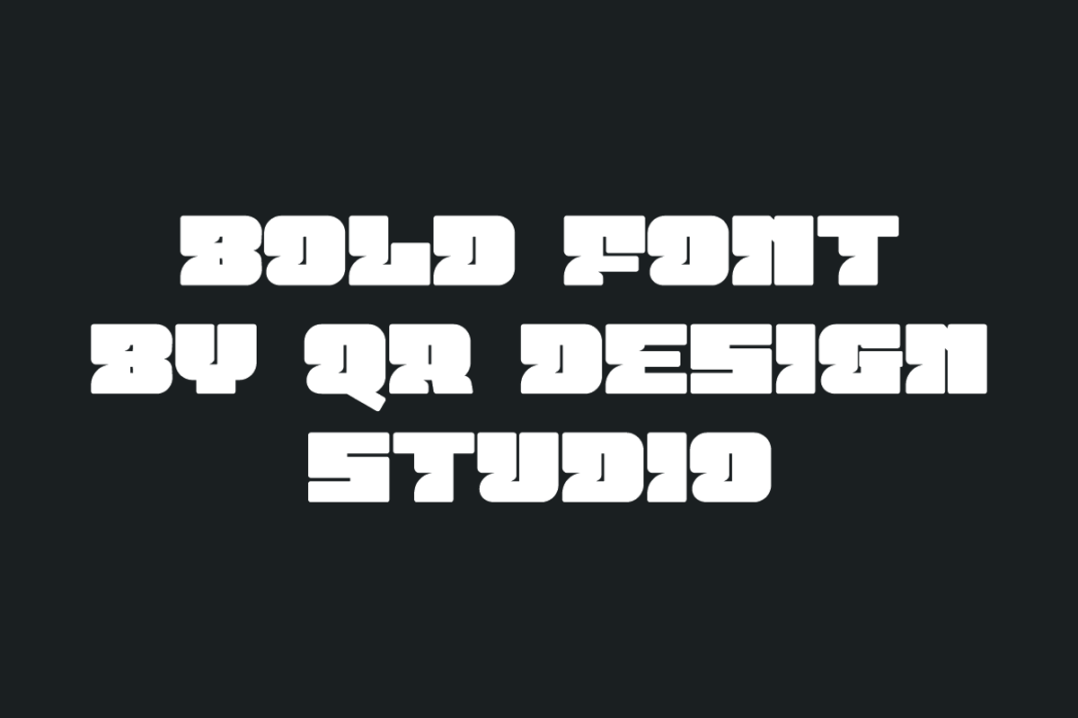 Sunyprog Bold Heavy & Logotype Font, a Sans Serif Font by QR Design Studio (Photo 5 of 8)
