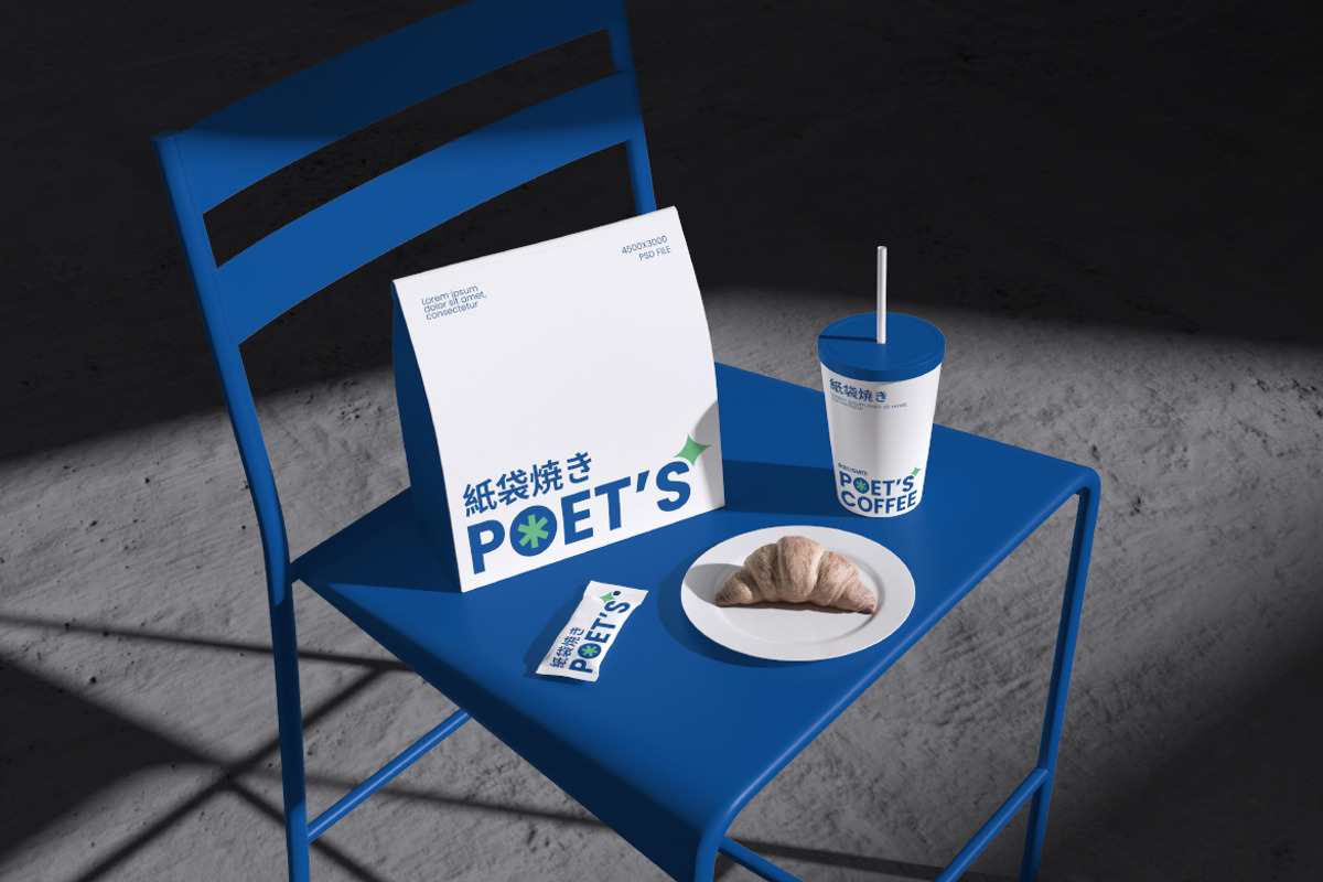 Cafe Branding Mockup, a Packaging Mockup by Rielismee (Photo 3 of 5)