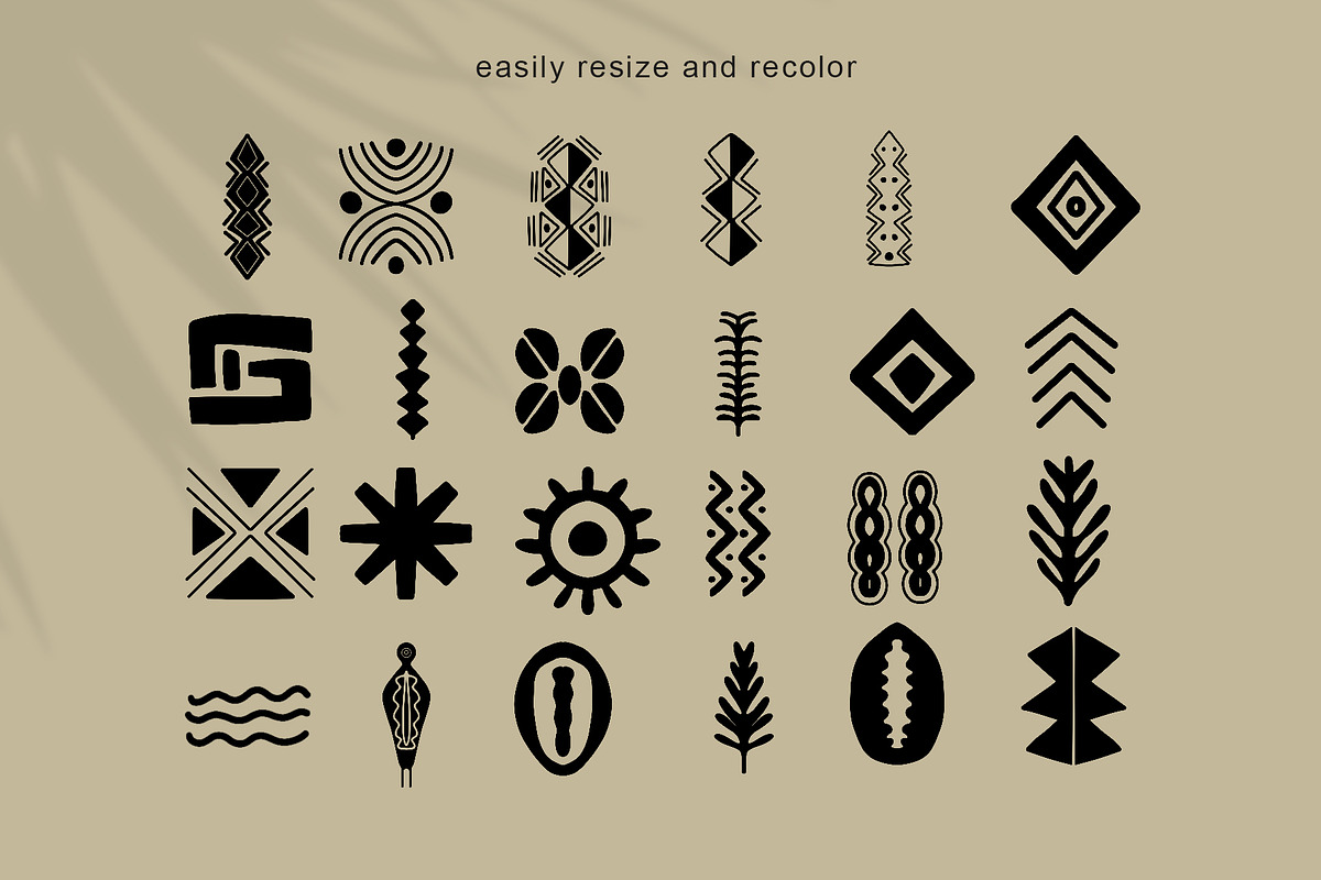 African Shape Motifs Collection, a Decorative Illustration by Sweet Fig (Photo 3 of 12)