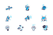 Communication Icon Doodle Vol 1, an Object Graphic by SLAB! Design (Thumbnail 2 of 3)