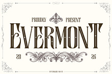 Evermont - Victorian Display Font