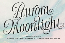 Aurora Moonlight Dreamy Serif