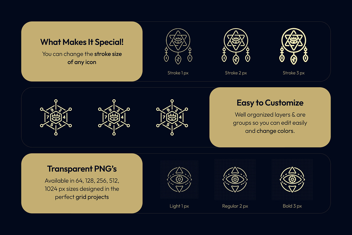 Astrology and Zodiac Icon Set, an Outline Icon by Prosymbols (Photo 2 of 8)