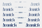 Avonick - Variable Font Family, a Sans Serif Font by Valentino Vergan (Thumbnail 3 of 11)