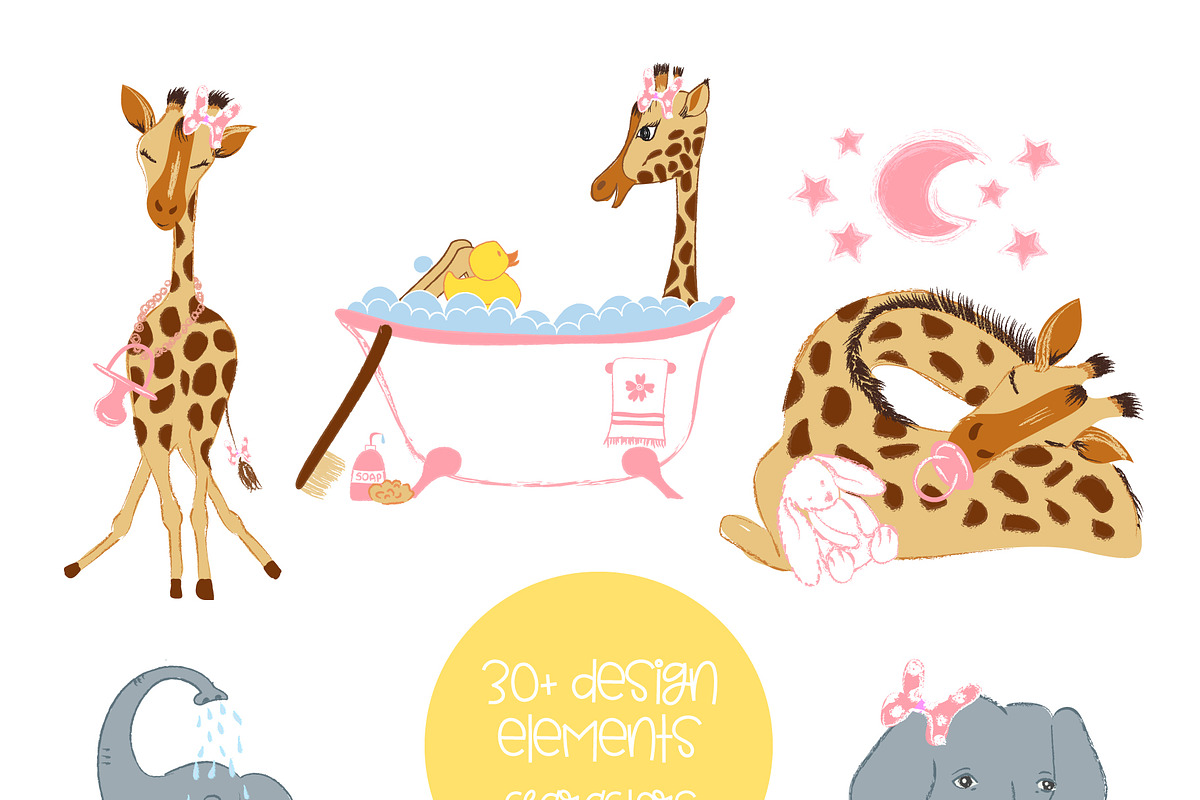 BABY SAFARI CREATOR Collection, an Animal Illustration by MM Studio (Photo 2 of 8)