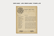 Vintage Recipe Template Canva, a Templates & Theme by OrganizationOasisRo (Thumbnail 3 of 10)