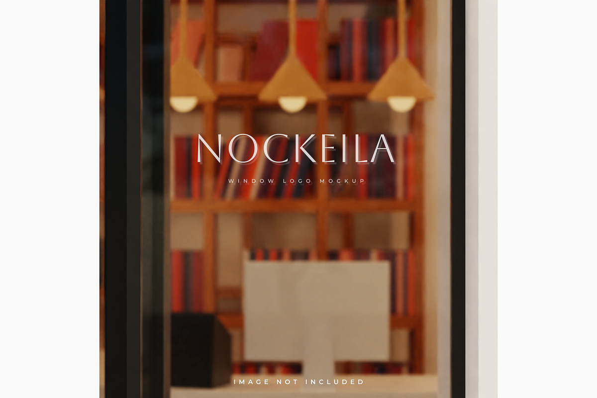 Window glass storefront logo mockup, a Product Mockup by Mockthethics. (Photo 4 of 8)
