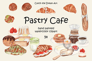 Pastry Cafe Croissant Breakfast