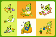 50 Animated Cactus Flat Vector Icons, an Emoji Icon by Brickclay (Thumbnail 3 of 4)