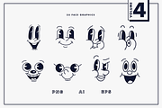 56 Retro Mascot Parts | VOL 4, an Illustration by GRPXSTORE (Thumbnail 2 of 7)