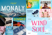 Modern Display Font Bundle 7, a Script Font by Nathatype (Thumbnail 10 of 11)