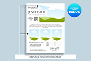 Just Listed Flyer Canva Template, a Flyer Template by M9 Design (Thumbnail 2 of 5)