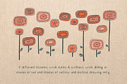 LAFOLOs Wonky Flower Illustrations, a Decorative Illustration by LAFOLO (Thumbnail 2 of 5)