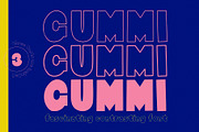 Fascinating contrasting font Gummi, a Sans Serif Font by Anastasia Cuza (Thumbnail 1 of 7)