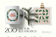 Modern Christmas.2 | WallArt Creator, an Object Graphic by Leleka.Store (Thumbnail 15 of 20)