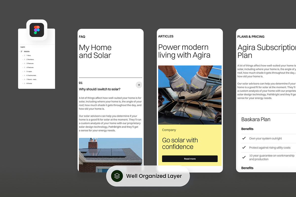 Solar Energy Company Mobile, a Websites & App Template by SLAB! Design (Photo 3 of 3)