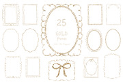 Whimsical Gold Frames Hand drawn, a Graphic by Solo Art Original (Thumbnail 2 of 14)