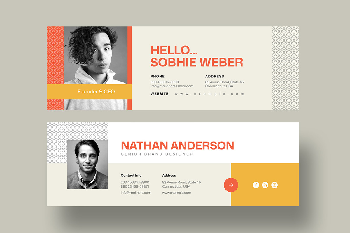 Email Signature Design, an Email Template by HiveArts (Photo 2 of 4)