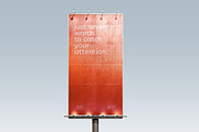 Vertical Billboard Mockup Tall ST04, an Advertising Mockup by Croma Studio (Thumbnail 1 of 4)