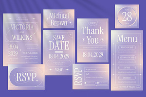 Elegant Wedding Invitation Set, an Invitation Template by Aiyari Graphic