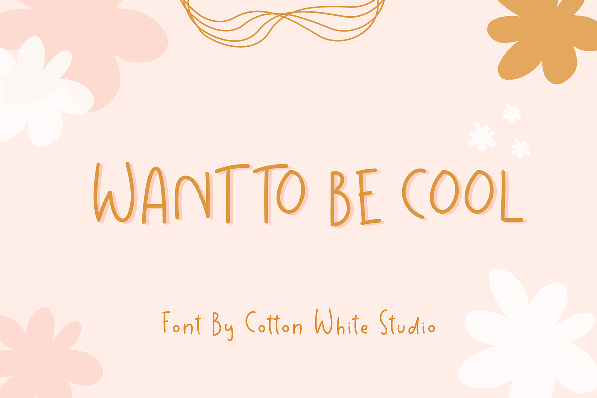 Want to be Cool, a Handwritten Font by Sofia Skoog (Photo 1 of 11)