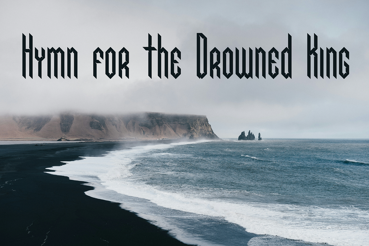 Eldravik — Runic Gothic Font, a Blackletter Font by Wolgard (Photo 6 of 14)