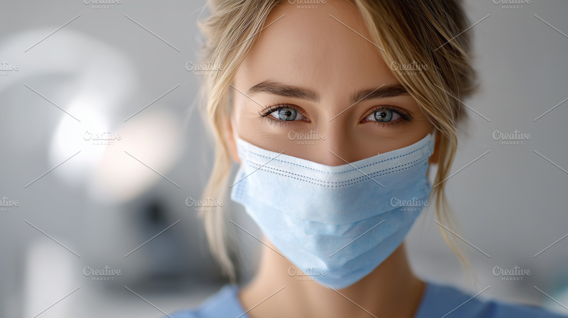 Young female healthcare worker with, a Health & Medical Photo by MistyDay