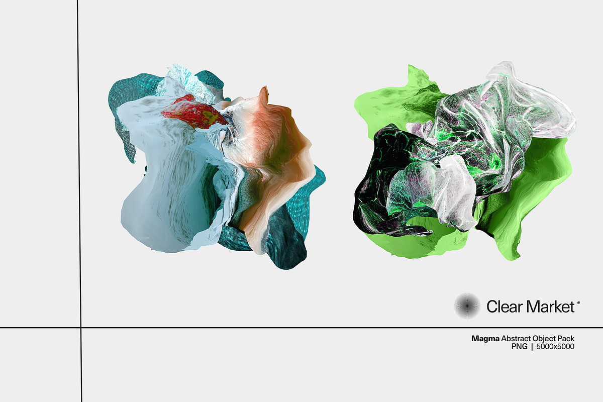 Magma - Abstract Object Pack, an Object Graphic by Overland® (Photo 9 of 11)
