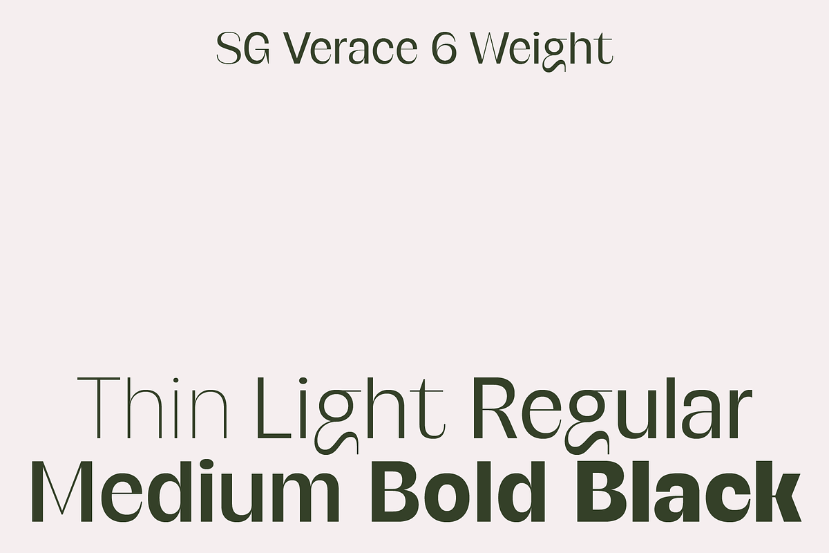 SG Verace Display Font, a Sans Serif Font by Studio Gulden (Photo 2 of 15)